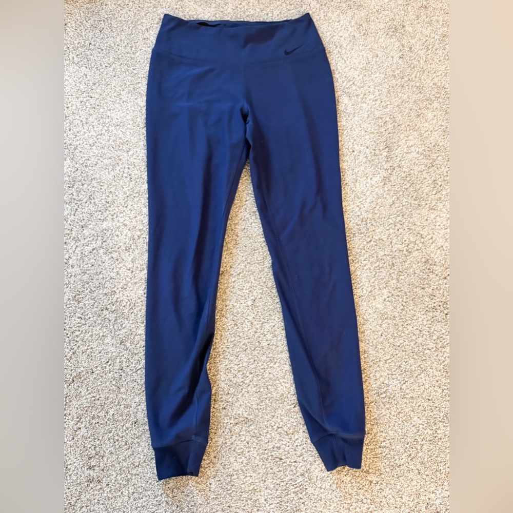 Woman Nike Dri-FIT High-Rise Training Jogger leggings Navy small